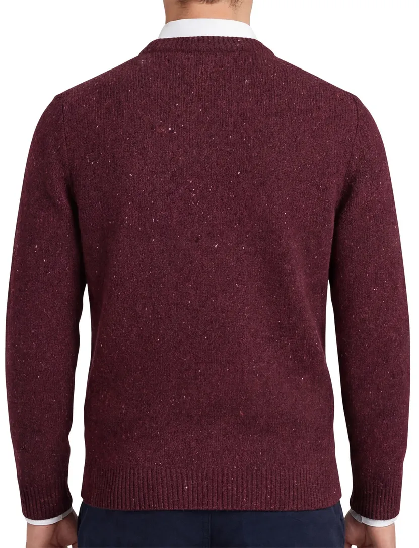 Gant trui ronde hals wol rood