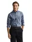 Gant casual overhemd Oxford blauw effen katoen