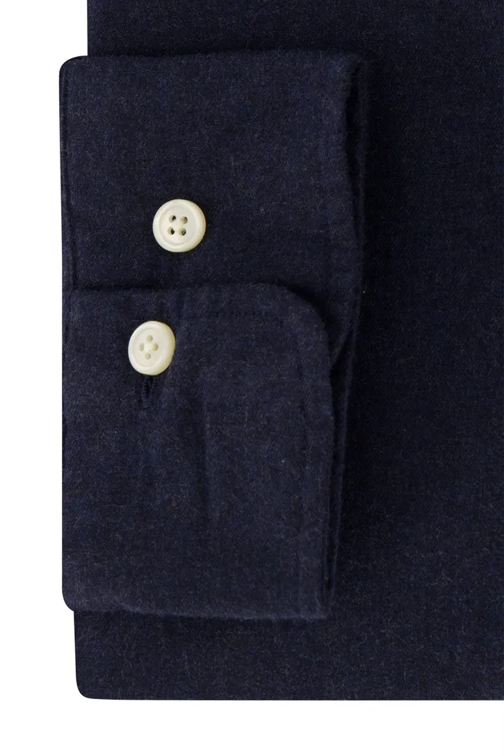 Gant casual heren overhemd regular fit donkerblauw katoen