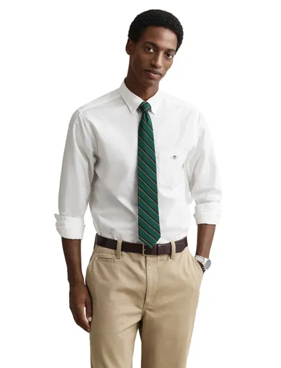 Gant Gant overhemd wit regular fit
