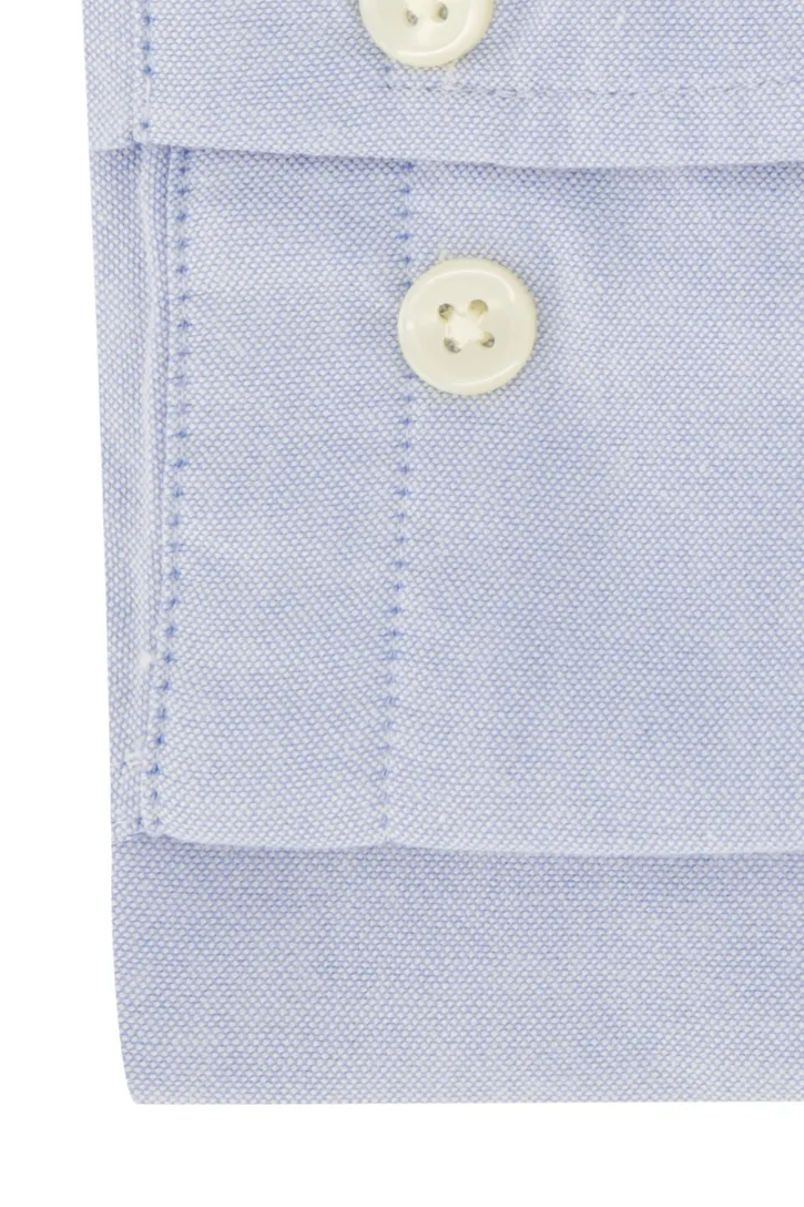 Gant casual overhemd Regular Fit lichtblauw effen katoen