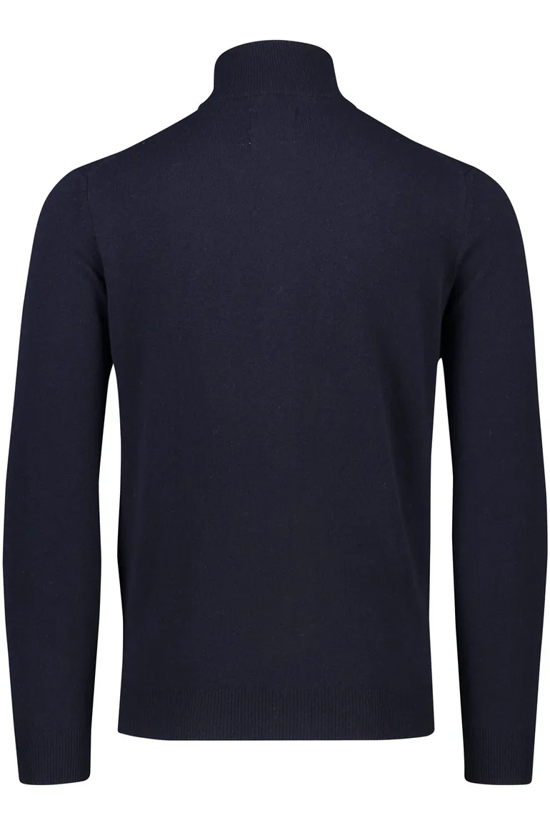 Gant Vest donkerblauw lamswol