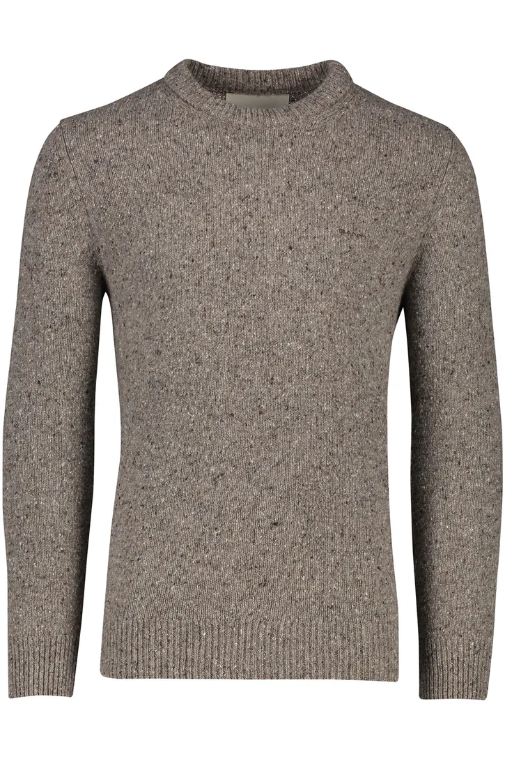 Gant trui ronde hals wol khaki