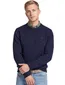 Gant wollen trui ronde hals donkerblauw