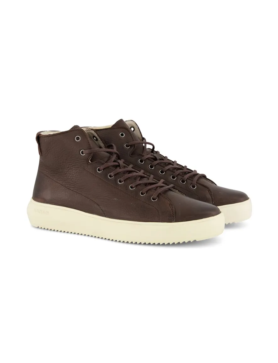 Blackstone sneaker bruin hoog