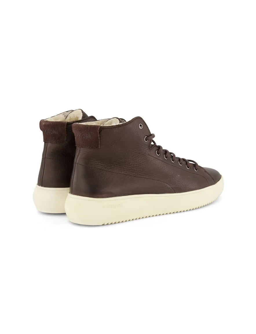 Blackstone sneaker bruin hoog