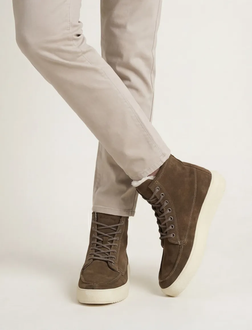 Blackstone sneaker khaki effen