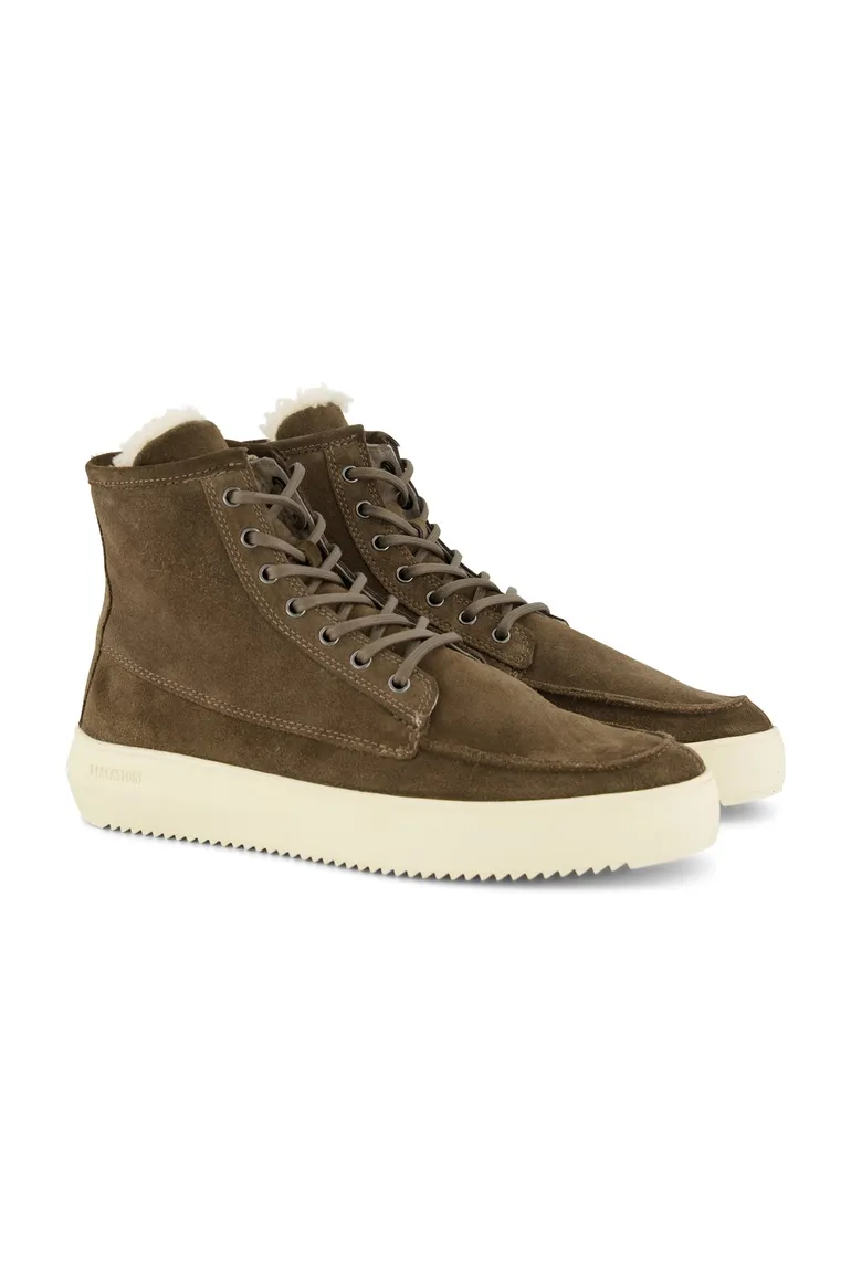 Blackstone sneakers khaki effen