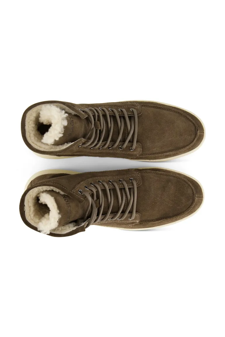 Blackstone sneaker khaki effen