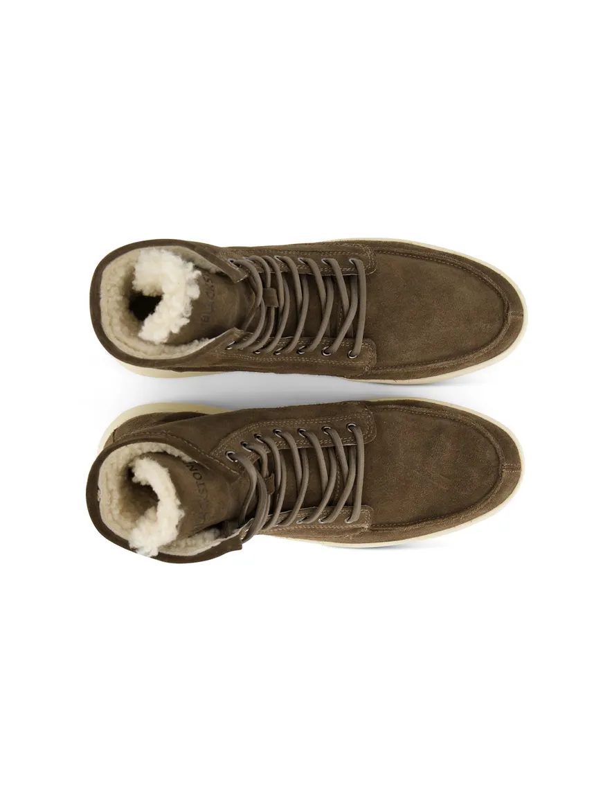 Blackstone sneaker khaki effen