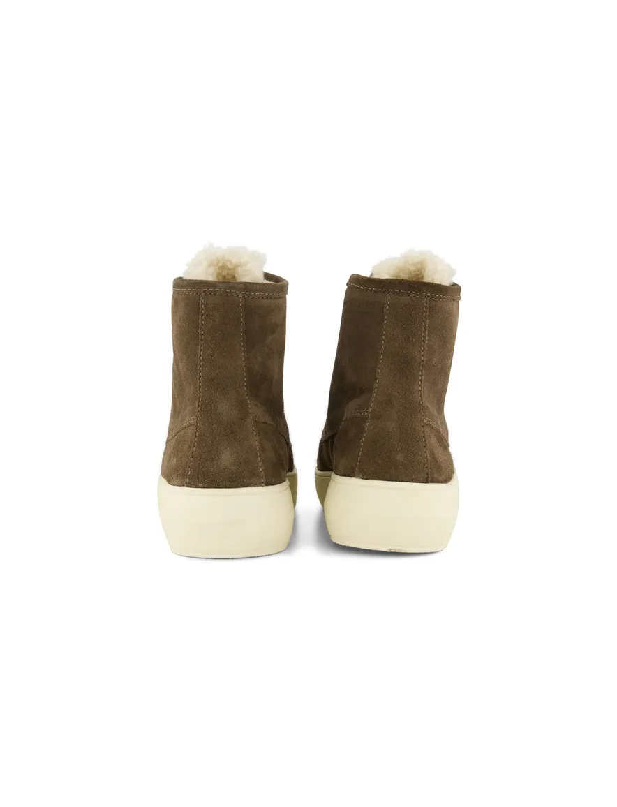 Blackstone sneaker khaki effen