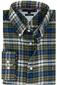 Tommy Hilfiger blauw groen geruit overhemd katoen regular fit