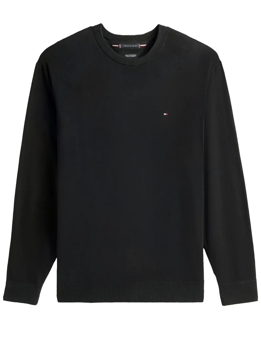 Tommy Hilfiger trui kasjmier zwart big & tall