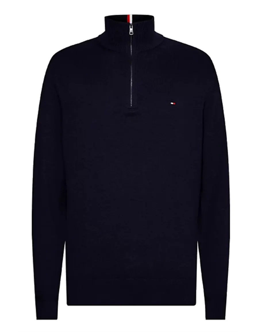 Tommy Hilfiger trui navy Big&Tall normale fit