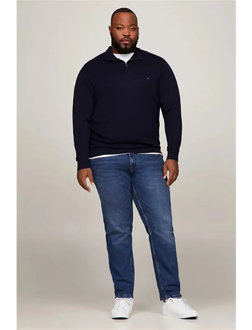 Tommy Hilfiger trui navy Big&Tall normale fit