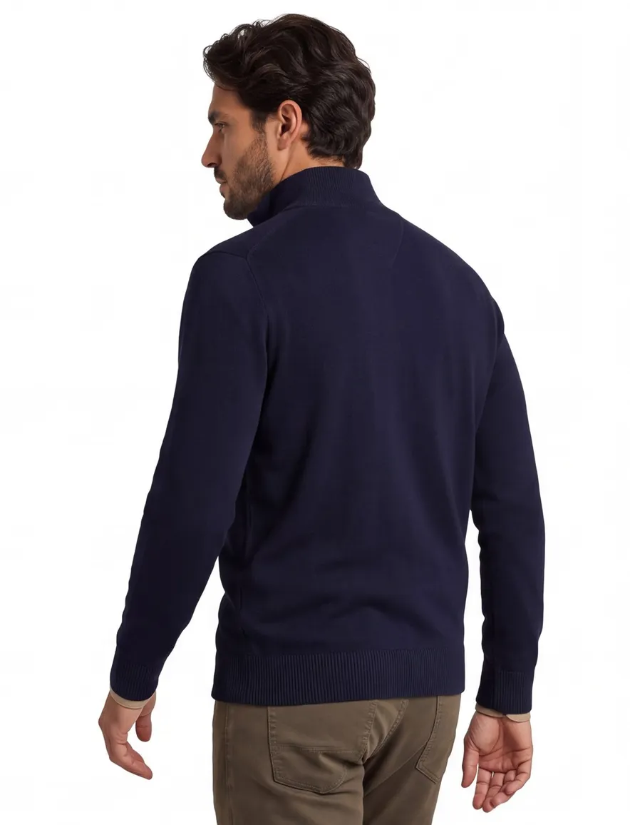 Tommy Hilfiger trui navy Big&Tall normale fit