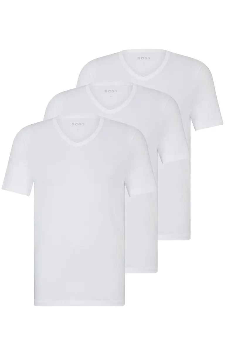 Hugo Boss t-shirt wit katoen