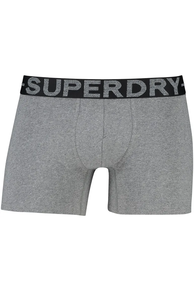 Superdry boxershorts 3 pack grijs zwart
