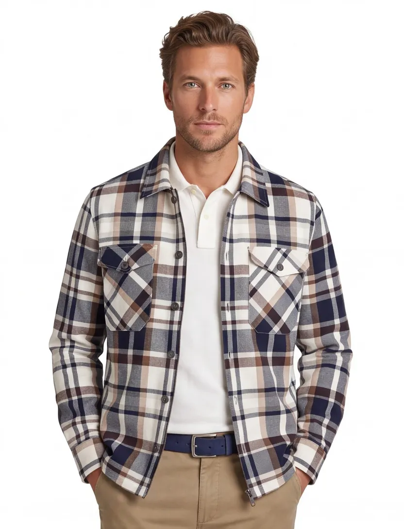 Jack & Jones geruit overhemd comfort fit katoen