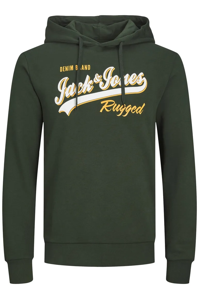 Jack & Jones hoodie groen regular fit