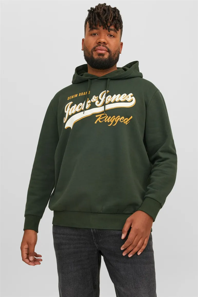 Jack & Jones sweater groen opdruk