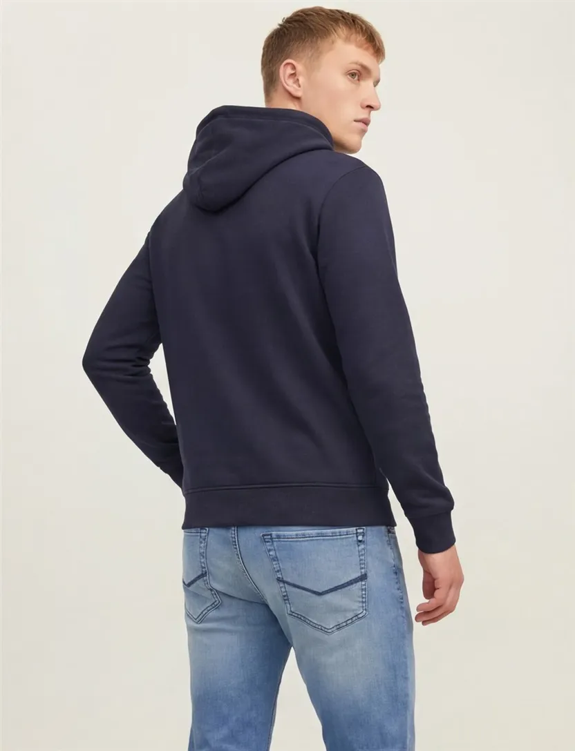 Jack & Jones sweater relaxed fit donkerblauw