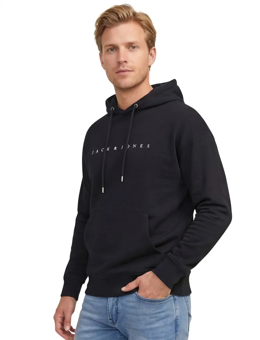 Jack & Jones sweater zwart relaxed fit
