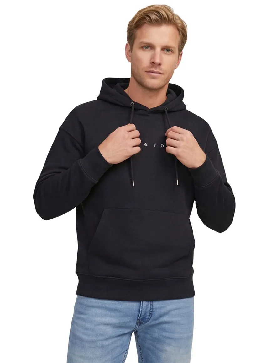 Jack & Jones sweater zwart relaxed fit