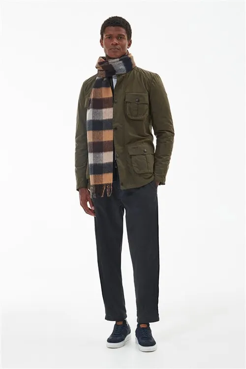 Barbour sjaal beige geruit