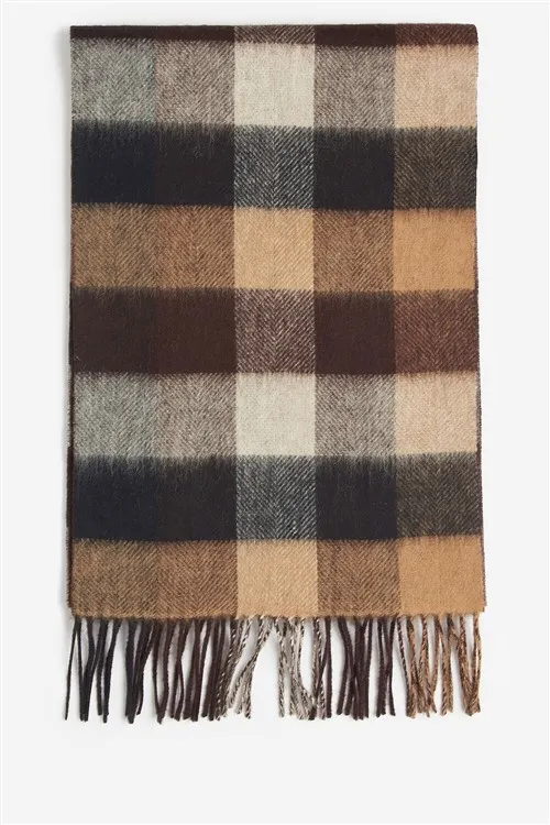 Barbour sjaal beige geruit