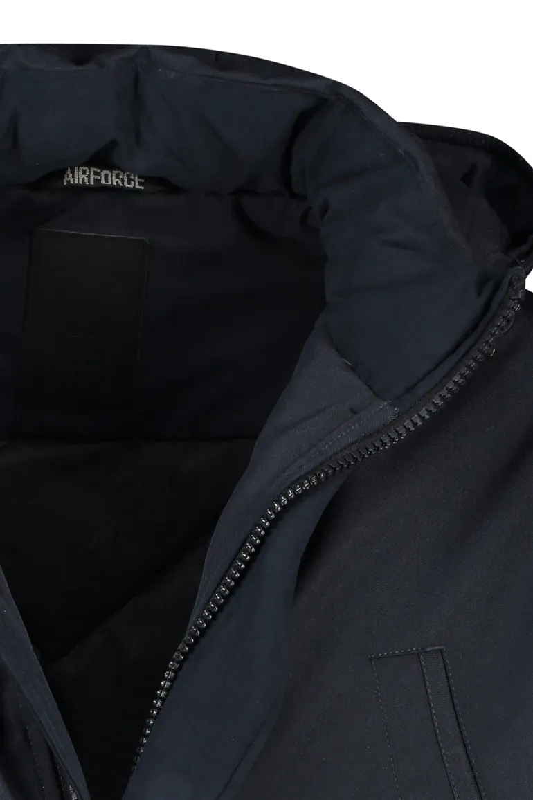 Airforce parka donkerblauw