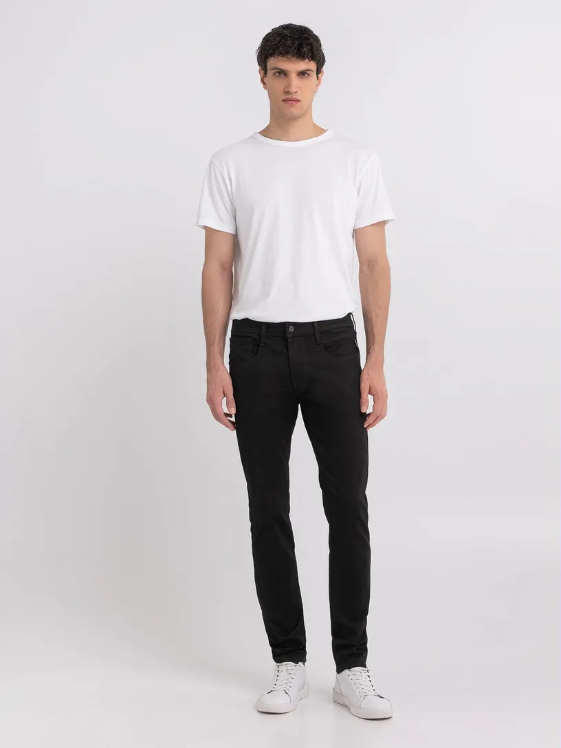 jeans Replay Anbass Slim Fit zwart