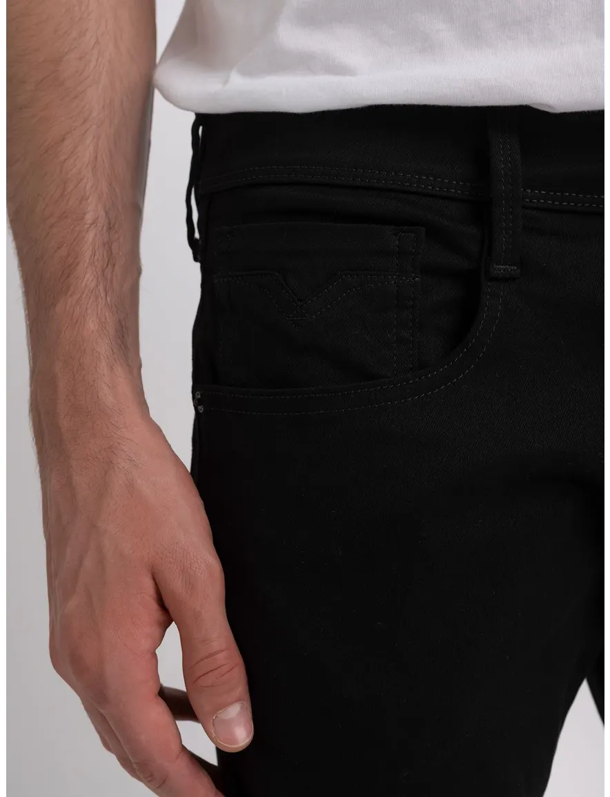 Replay Anbass Slim Fit jeans zwart