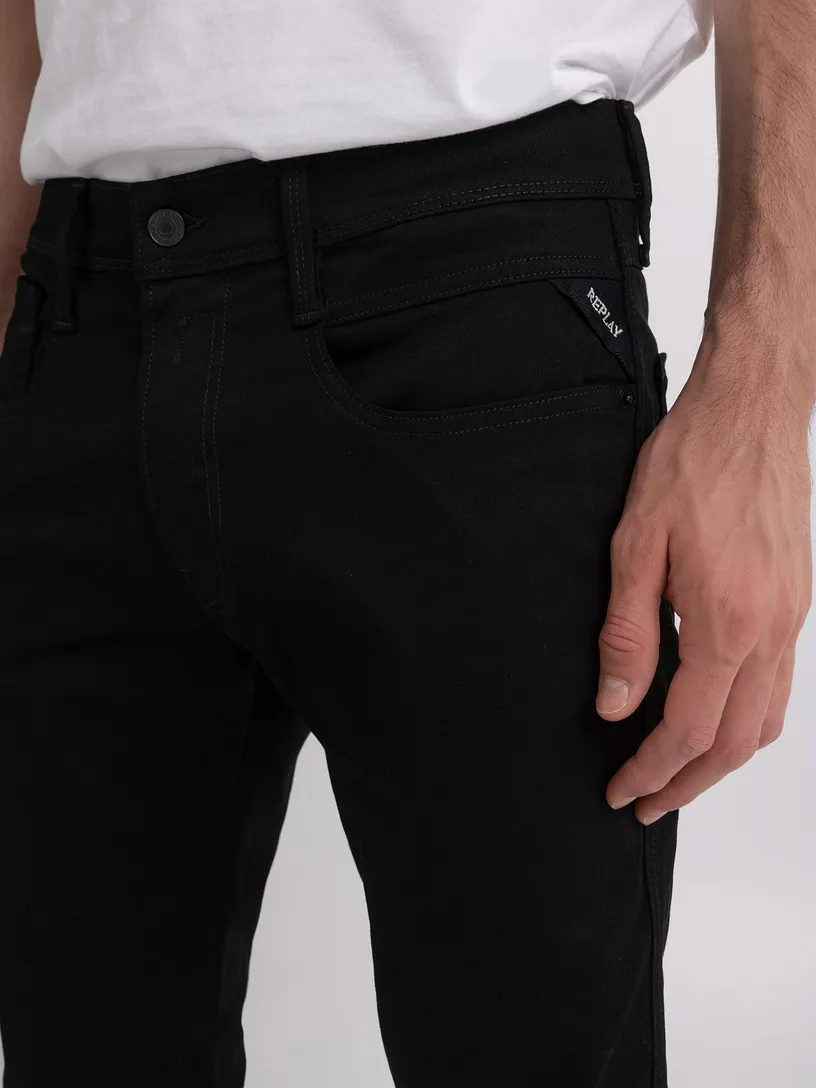 jeans Replay Anbass Slim Fit zwart