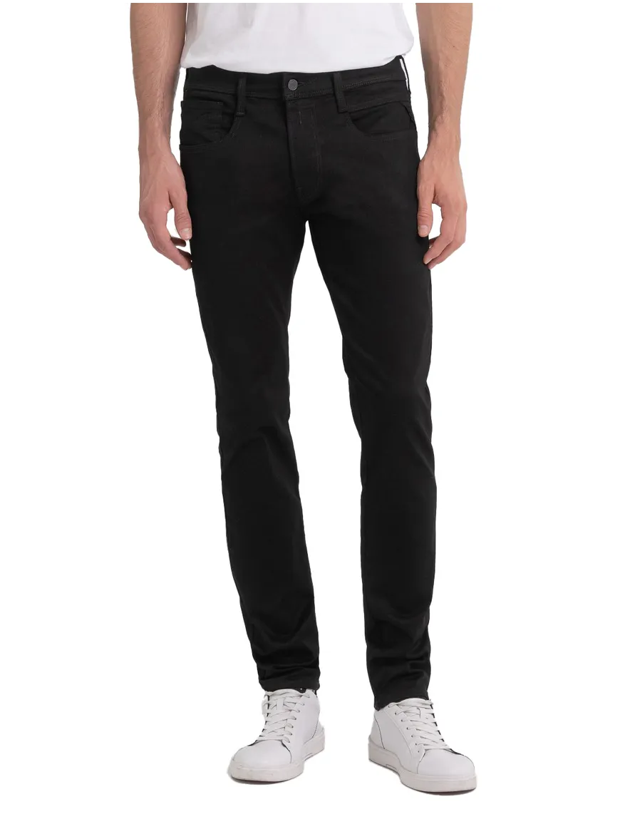 Replay Anbass Slim Fit jeans zwart