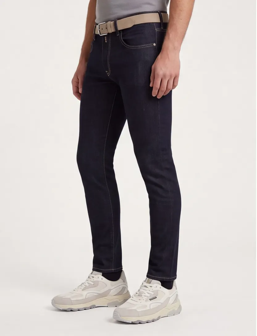Replay jeans 5-pocket zwart effen
