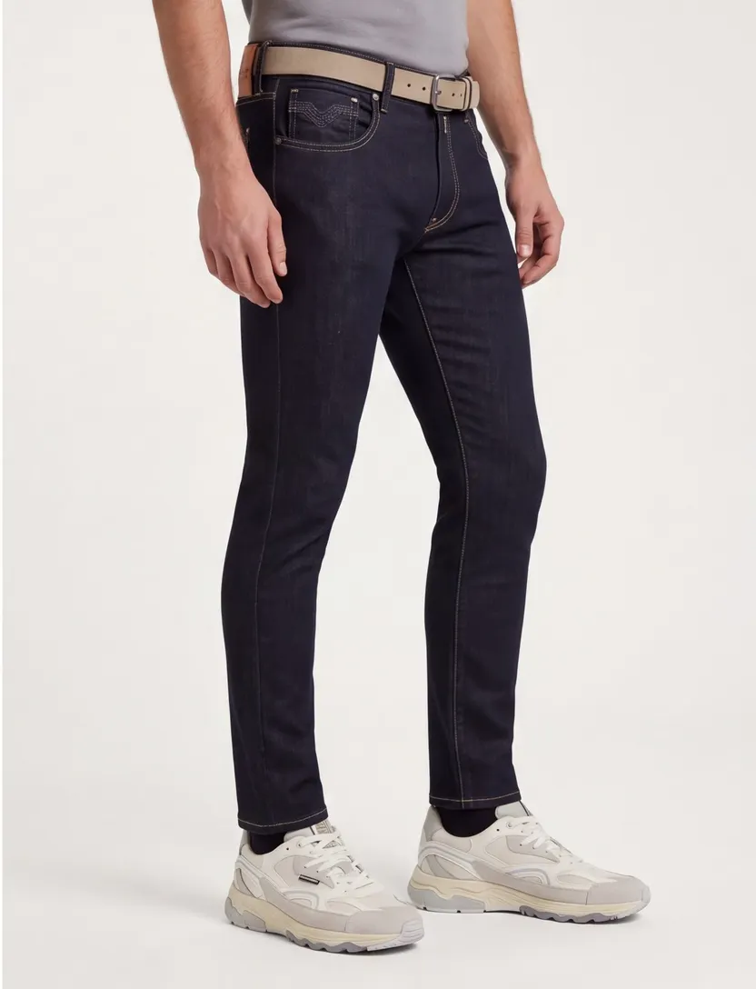 Replay jeans 5-pocket zwart effen