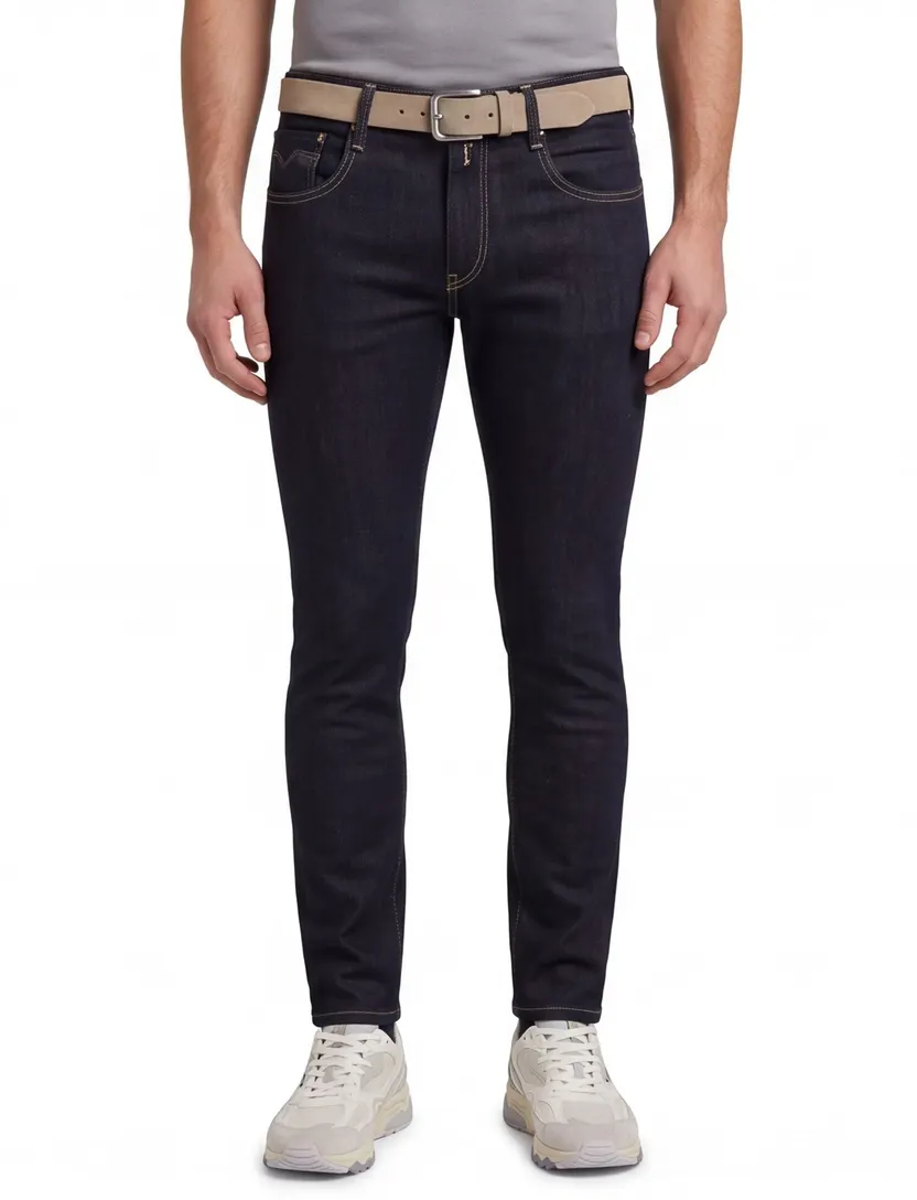 Replay jeans 5-pocket zwart effen
