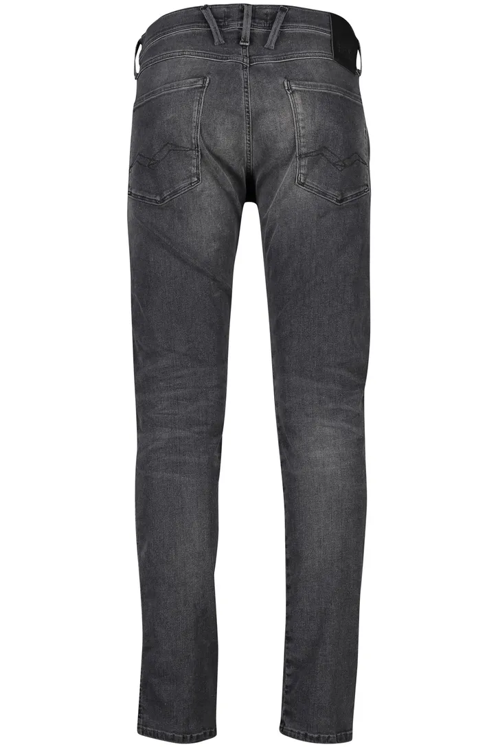Replay katoenen spijkerbroek grijs stretch