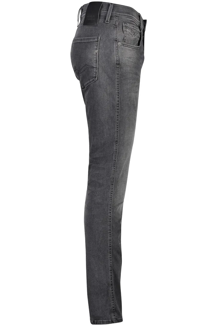 Replay katoenen spijkerbroek grijs stretch
