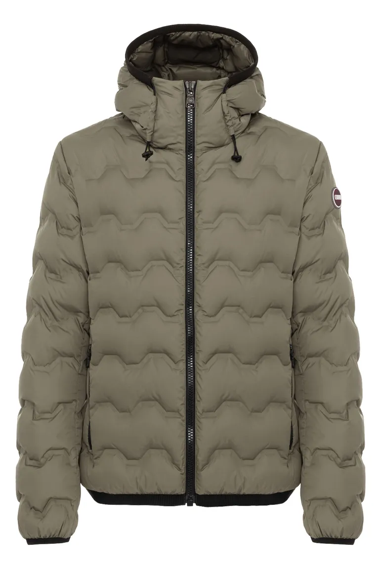 Colmar tussenjas khaki gewatteerd capuchon