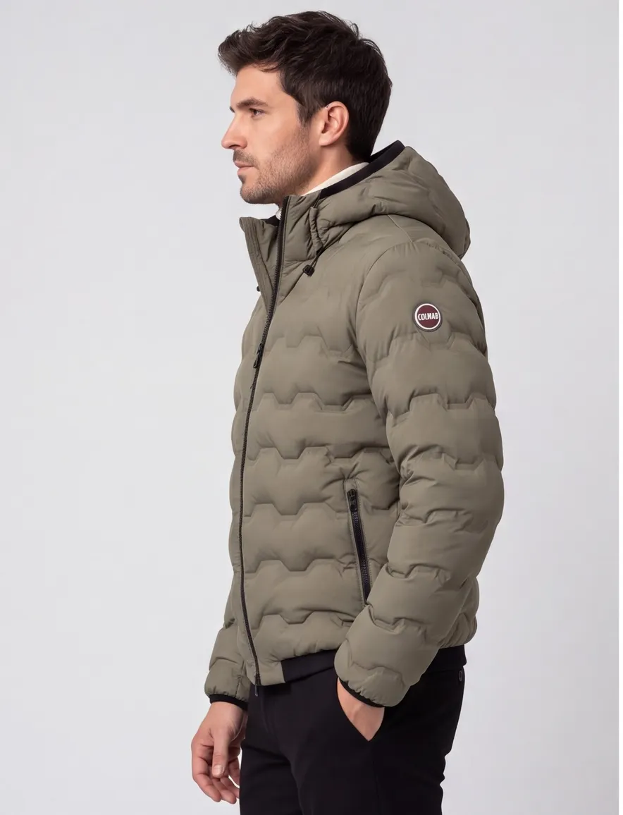 Colmar tussenjas khaki gewatteerd