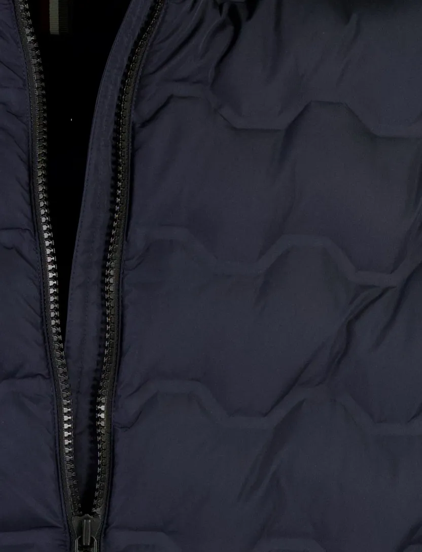 Colmar winterjas donkerblauw 100% polyester gevoerd
