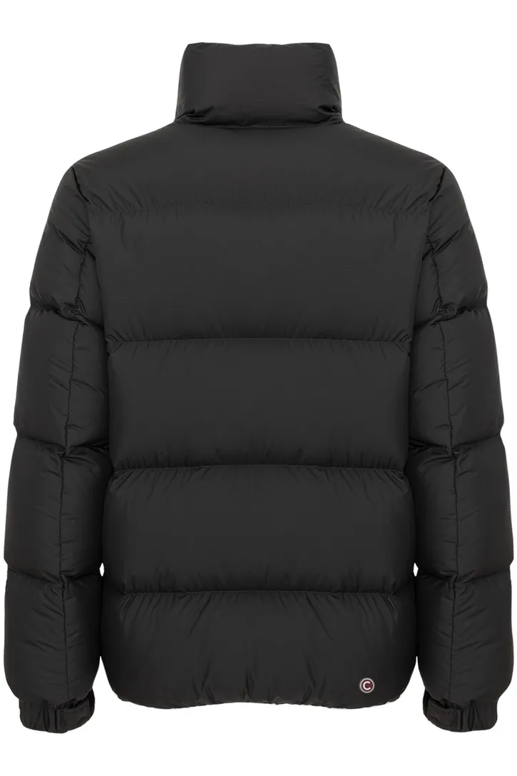 Colmar tussenjas zwart effen rits slim fit met logo
