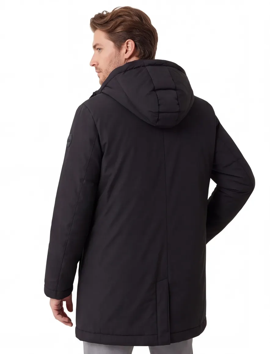 Colmar winterjas halflang zwart