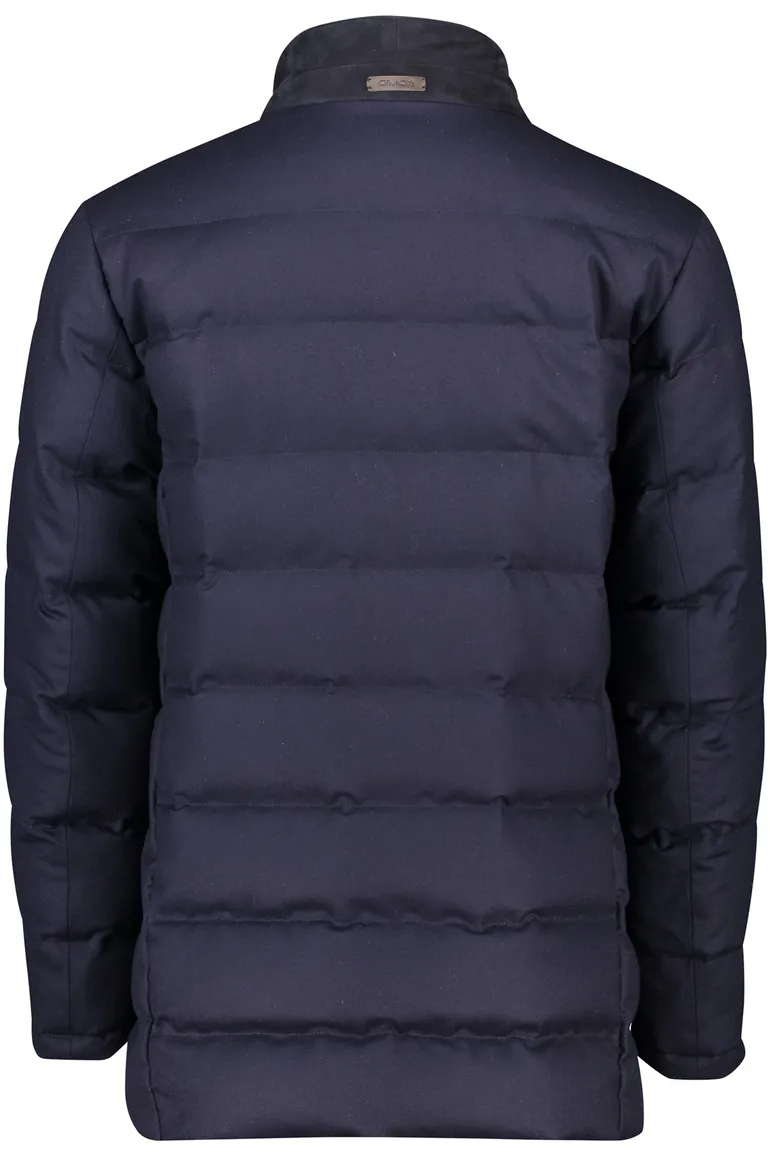 Gimo's jas blauw afneembare kraag