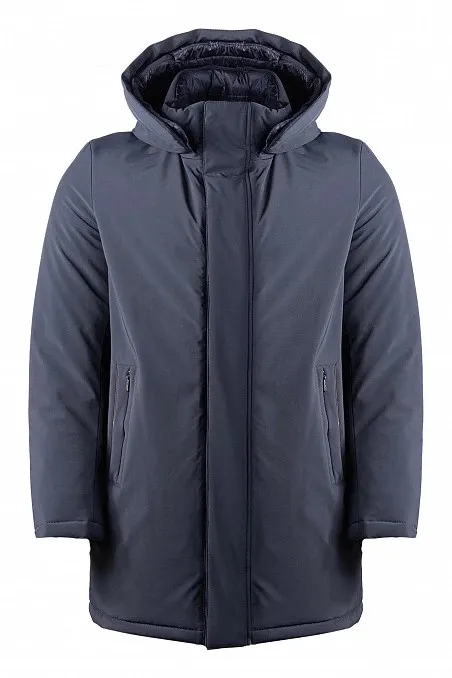 Gimo's winterjas donkerblauw borstzakken