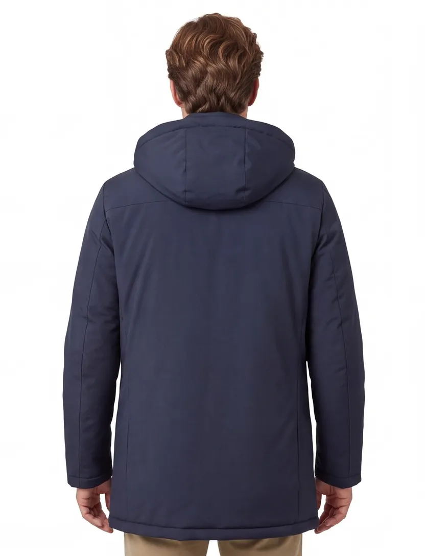 Gimo's normale fit winterjas donkerblauw