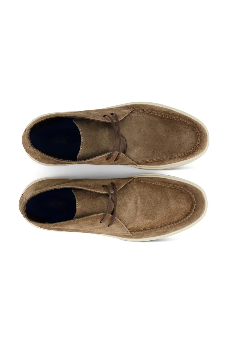 Giorgio sneakers lichtbruin effen