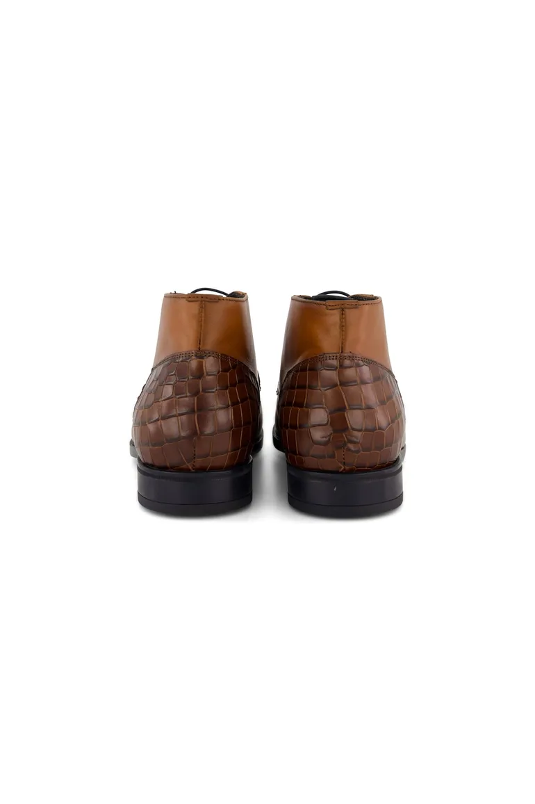 Lederen nette veterschoenen Giorgio bruin